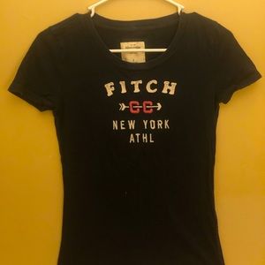 Abercrombie & Fitch Women’s navy T-Shirt. Size S